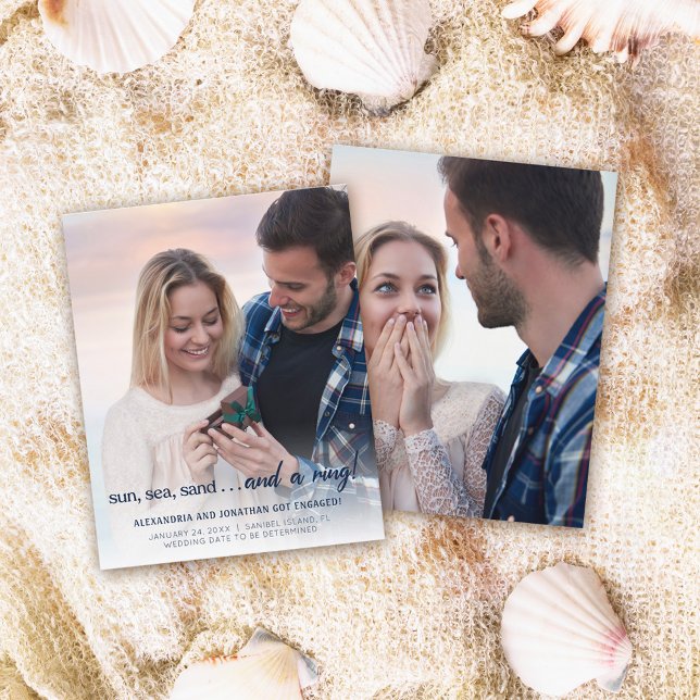 Ankündigung von Budget Beach Foto Verlobung (Von Creator hochgeladen)
