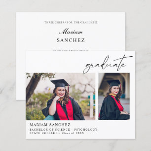 Ankündigung von Budget Chic 2 Multi Foto Graduate