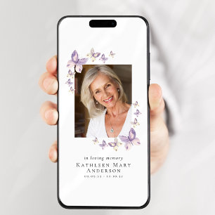 Ankündigung von Butterfets Foto Digital Memorial