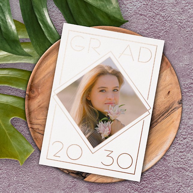 Ankündigung von Chic Minimalistisch Gold Foil Absc (Von Creator hochgeladen)