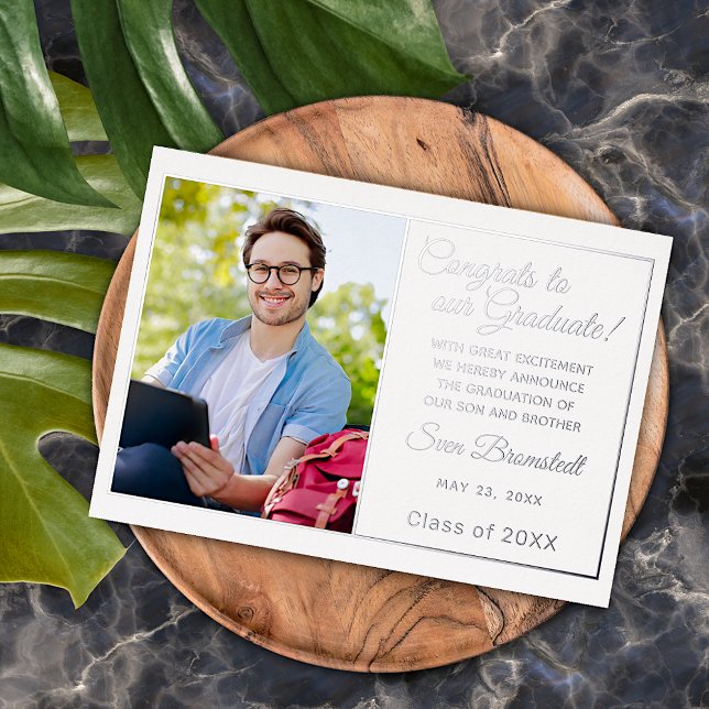 Ankündigung von Chic Minimalistisch Gold Foil Absc (Von Creator hochgeladen)