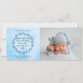 Ankündigung von christlich Baby Boy Birth