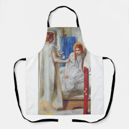 Ankündigung von Dante Gabriel Rossetti Schürze