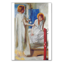 Ankündigung von Dante Gabriel Rossetti Tischnummer