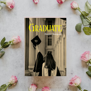 Ankündigung von Foto-Abschluss für Graduate