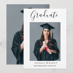 Ankündigung von Foto Graduate Abschluss