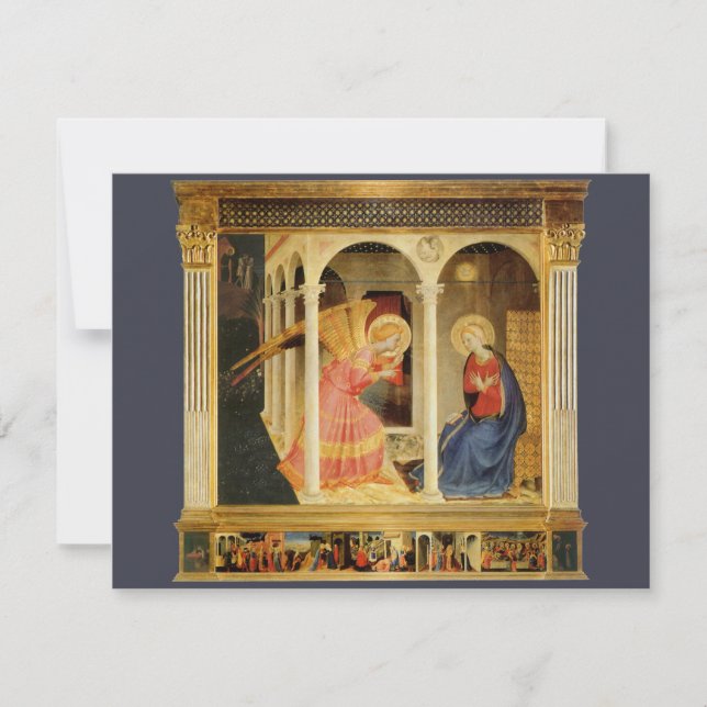 Ankündigung von Fra Angelico, Kunst der Renaissanc (Vorderseite)