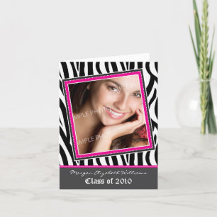 Ankündigung von Funky Zebra Pattern Abschluss (pin