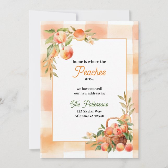 Ankündigung von Georgia Peach Moving (Vorderseite)