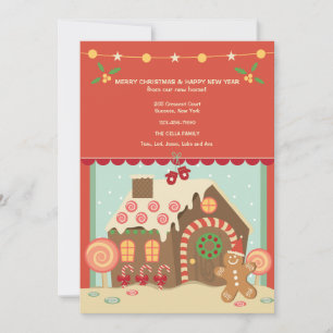 Ankündigung von Gingerbread House Holiday Moving