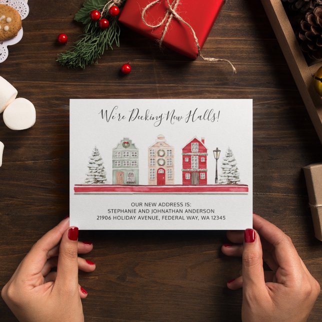 Ankündigung von Holiday New Zuhause Moving (Holiday New Home Moving Announcement)