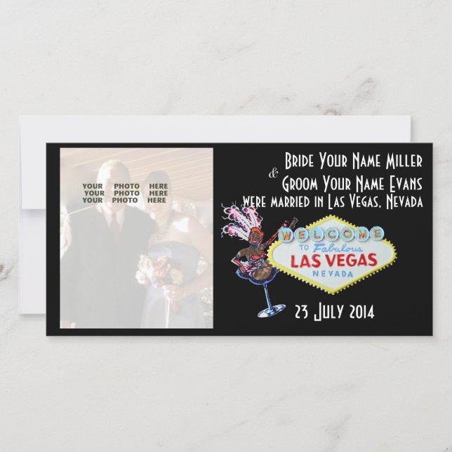Ankündigung von Las Vegas Weddings Foto (Vorderseite)
