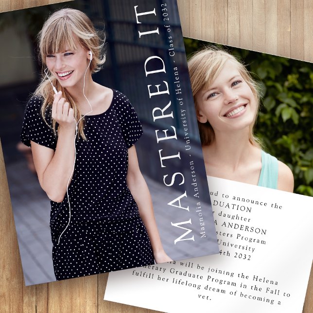 Ankündigung von "Mastered IT Foto Abschluss" (Von Creator hochgeladen)