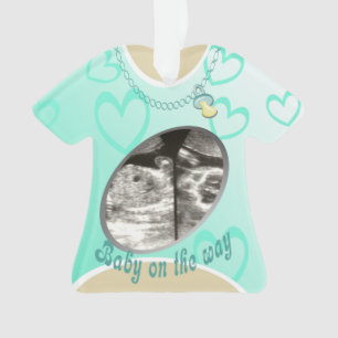 Ankündigung von Maternity Shirt Baby Ornament