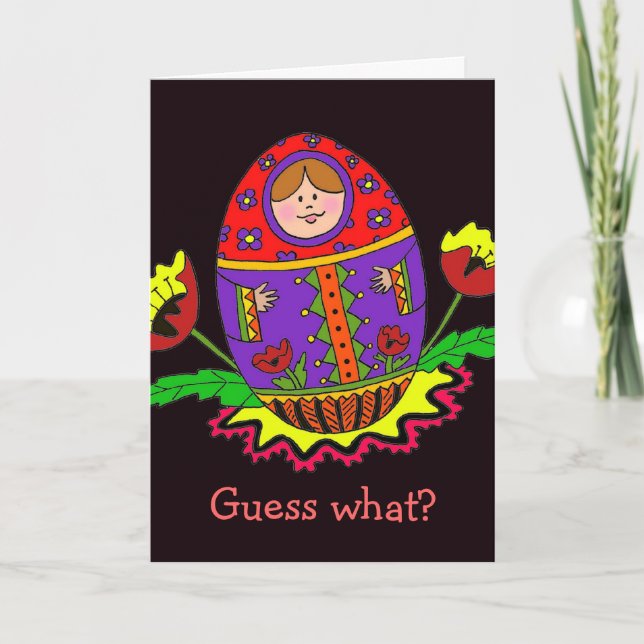 Ankündigung von Matroshka Baby (Vorderseite)