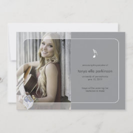 Ankündigung von Music Major Abschluss