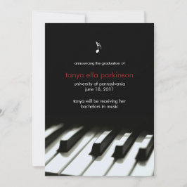 Ankündigung von Music Major Piano Abschluss