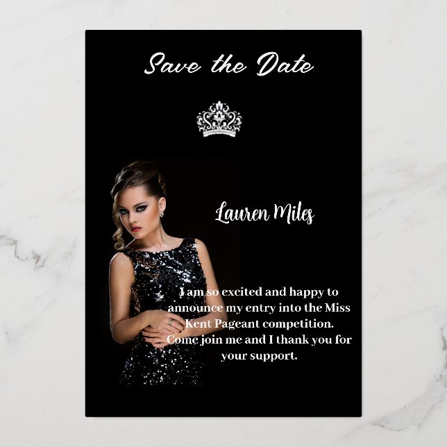 Ankündigung von Pageant (Vorderseite)