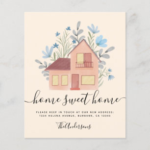 Ankündigung von PAPER Floral Moving House Flyer