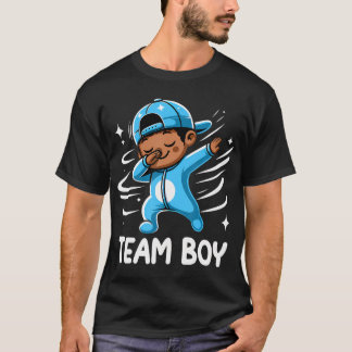Ankündigung von Party-Team-Kindermännchen T-Shirt