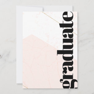 Ankündigung von Pink Ästhetik Foto Graduate