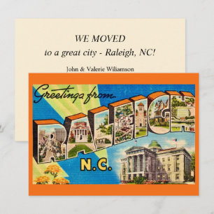Ankündigung von Raleigh NC Map Moving