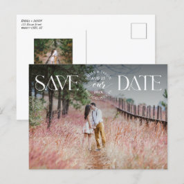 Ankündigung von Save the Date Foto Extravagantes O