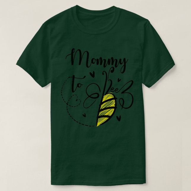 Ankündigung von Schwangerschaft und Geschlecht T-Shirt (Design vorne)