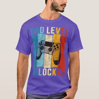 Ankündigung von Schwangerschaft Vater Level Entspe T-Shirt