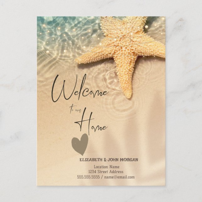 Ankündigung von Seastar Beach Postcard (Vorderseite)