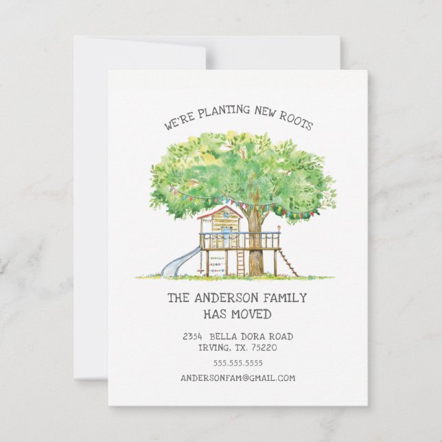 Ankündigung von Treehouse Niedlich Family Moving (Vorderseite)