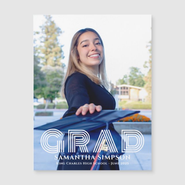 Ankündigung von trendy Abschluss Magnetkarte (Vorderseite)