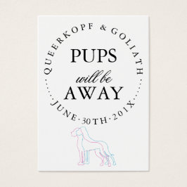 Ankündigung von Welpen