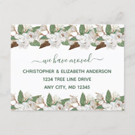 Ankündigung von White Floral Magnolias Script Movi