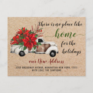 Ankündigung zum niedlichen Farm-Weihnachtsverkehr Postkarte