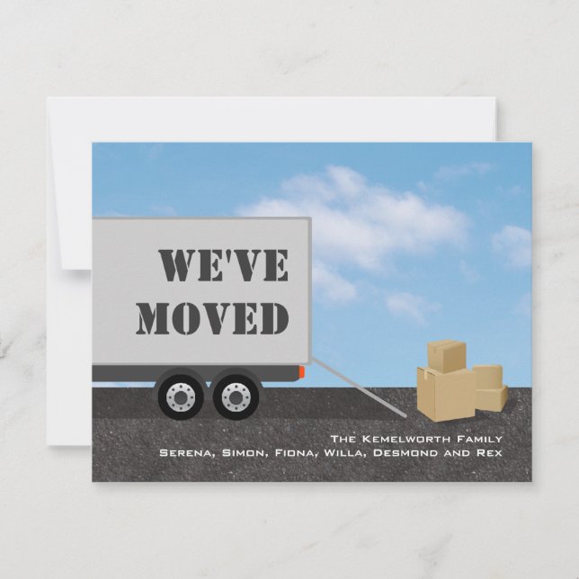 Ankündigung zum Umpacken von Moving (Vorderseite)