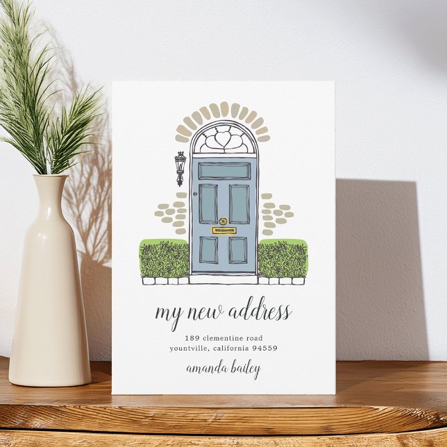 Ankündigung zum Umziehen der Blauen Tür (Von Creator hochgeladen)