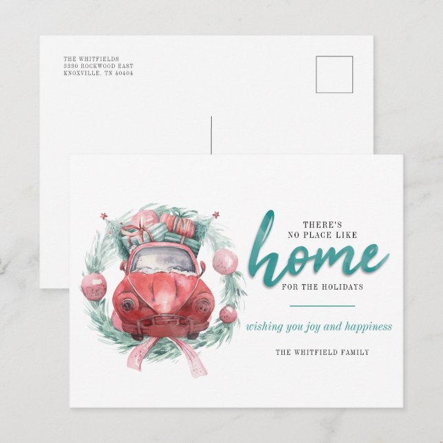 Ankündigung zum Weihnachtsfest (Vorne/Hinten)