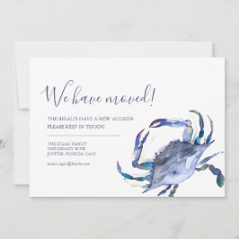 Ankündigung zur Änderung der Adresse Blue Crab Mov