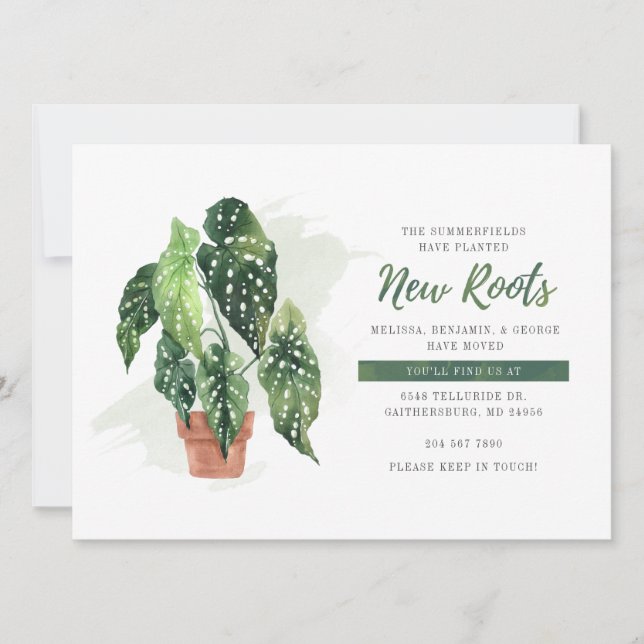 Ankündigung zur botanischen Bewegung (Vorderseite)