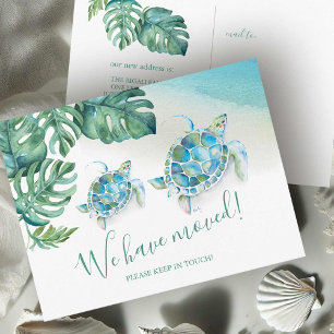 Ankündigung zur botanischen Bewegung der Tropenkur Postkarte