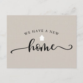 Ankündigung zur Minimalistischen Kalligraphie Postkarte