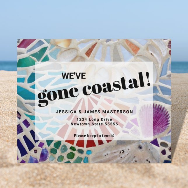 Ankündigung zur Strandbewegung Postkarte (Von Creator hochgeladen)