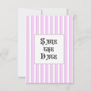 Ankündigungen für benutzerdefinierte rosa Stripe-H