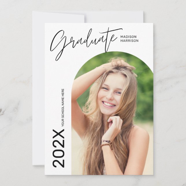 Ankündigungen zur benutzerdefinierten Foto-Graduie (Vorderseite)