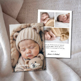 Ankündigungskarte für das neugeborene Scrpty Baby  Ankündigung