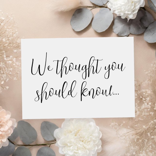 Ankündigungskarte für moderne Schwangerschaft Ankündigung (Von Creator hochgeladen)