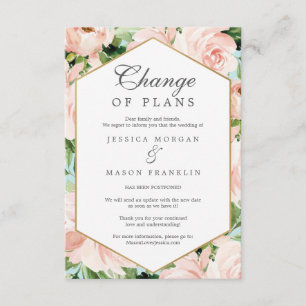 Ankündigungskarte zum Shabby Chic von Planänderung