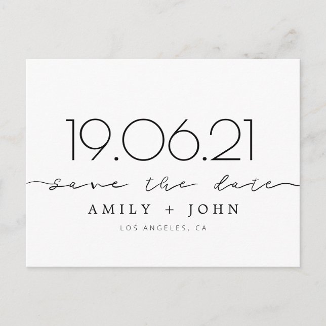   ANKÜNDIGUNGSPOSTKARTE (Vorderseite)