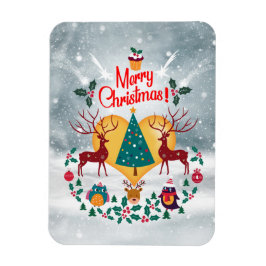 Ankündigungspostkarte Magnet